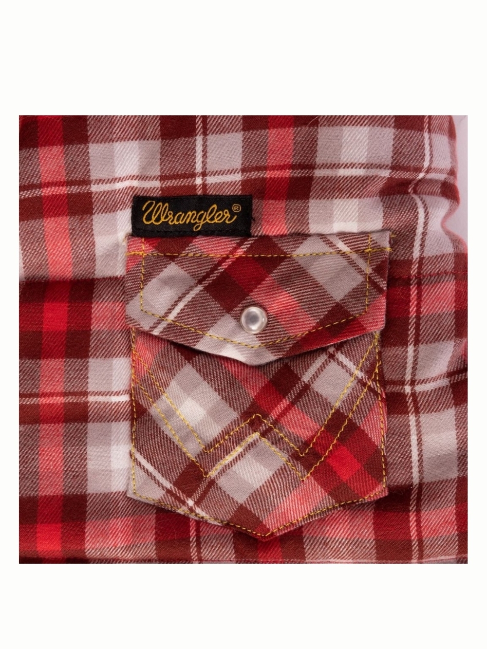 Wrangler Red Plaid Hooded Dog Coat - Picture 2 of 5